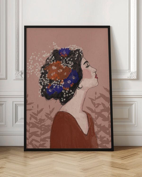 Tablou înramat „Blossoms in Profile” de Treechild