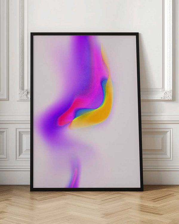 Tablou înramat „Neon Whirl” de Treechild