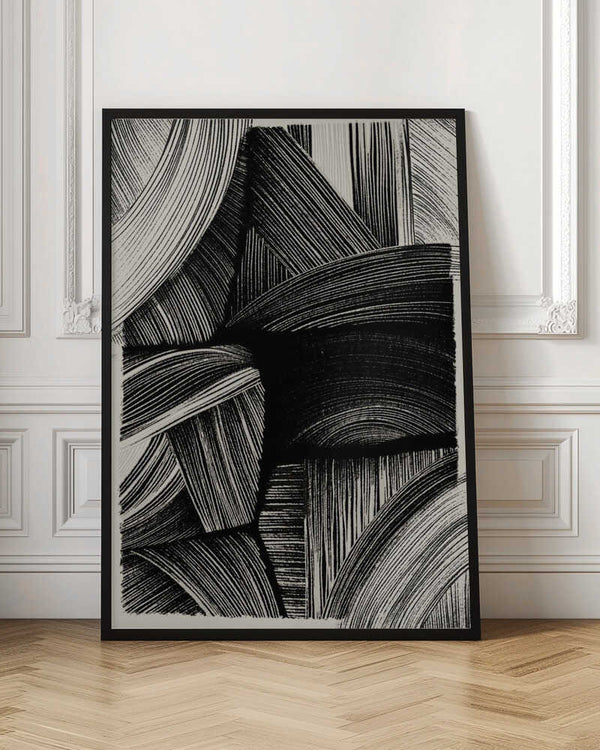 Tablou înramat „Curved Line Symphony” de Treechild