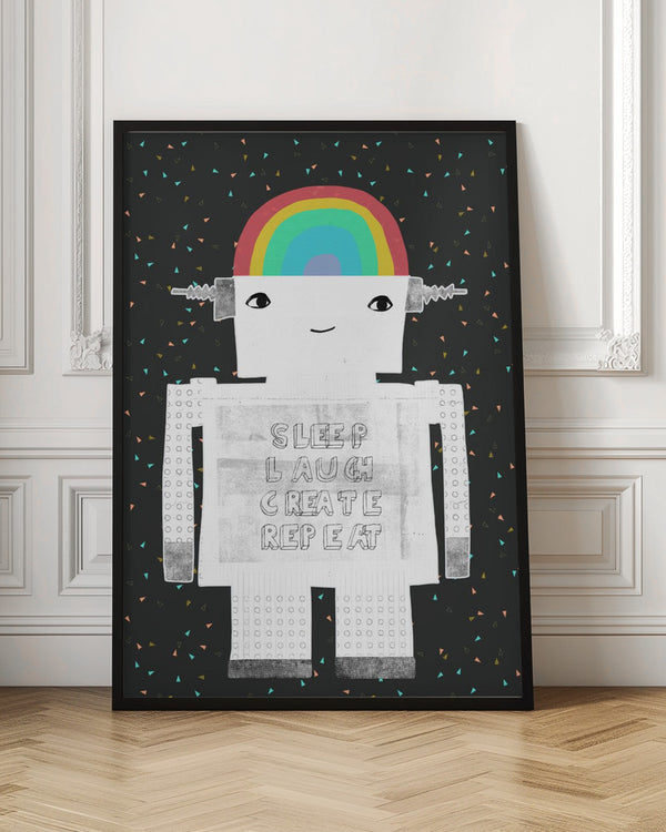 Tablou înramat „Life in Circuits” de Treechild