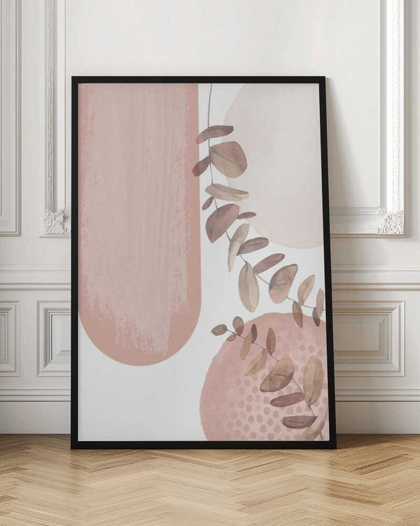 Tablou înramat „boho pink-2” de Sally Ann Moss