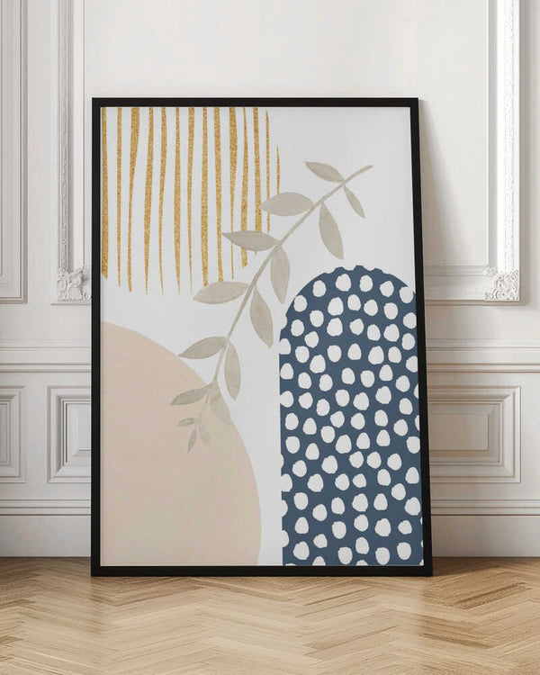 Tablou înramat „boho blue-1” de Sally Ann Moss