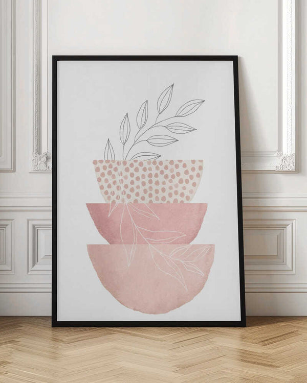 Tablou înramat „Love Pink-3” de Sally Ann Moss