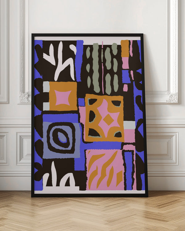 Tablou înramat „Colorful Geometry” de Treechild