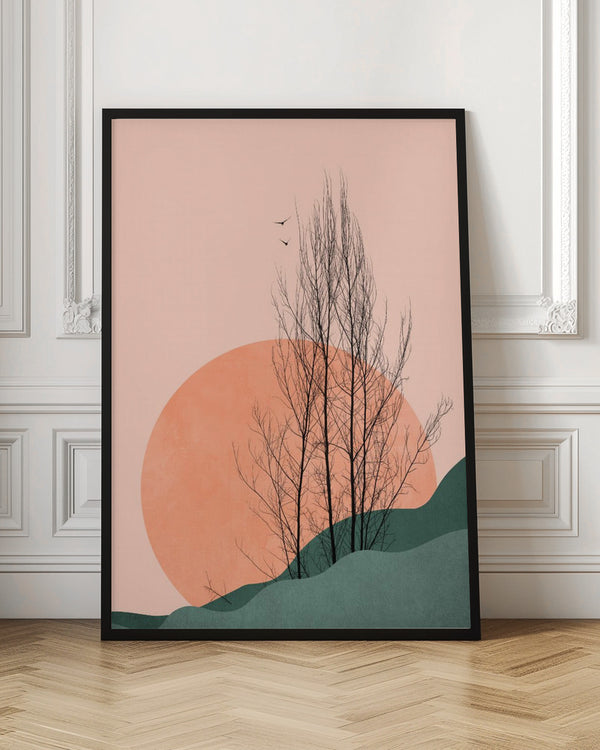 Tablou înramat „Sunset Memories” de Kubistika