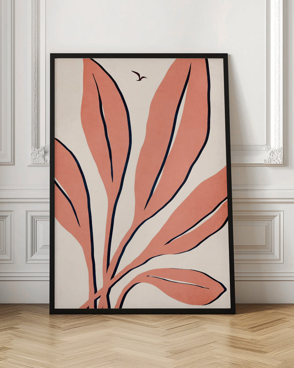 Tablou înramat „Ophelia Rosé” de Kubistika