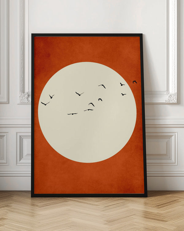 Tablou înramat „Warming Feelings” de Kubistika