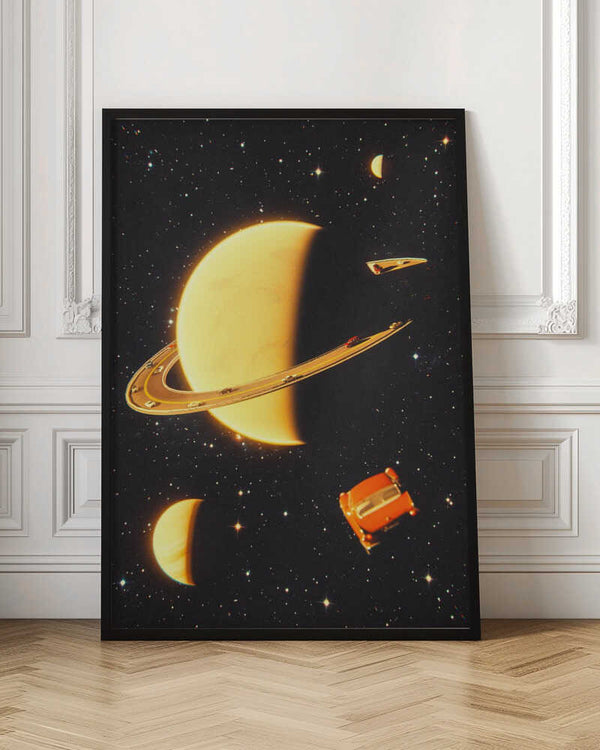 Tablou înramat „Rings of Saturn” de Taudalpoi