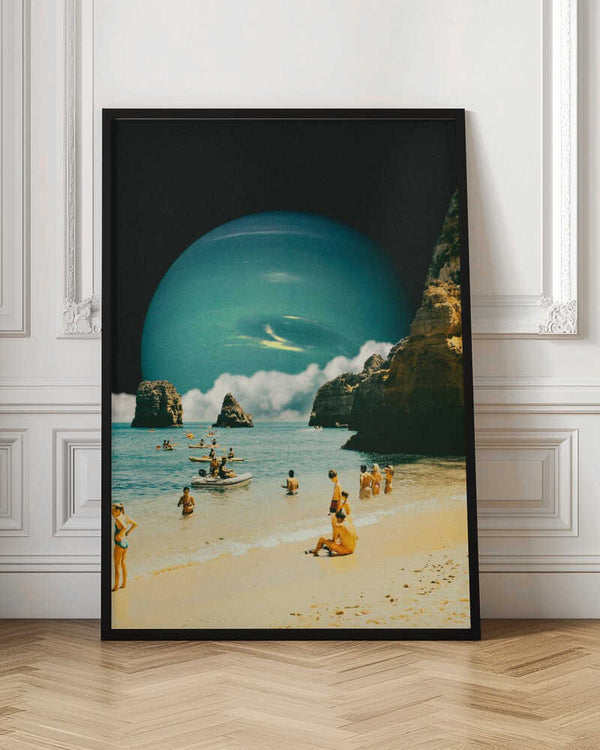 Tablou înramat „Space Beach” de Taudalpoi
