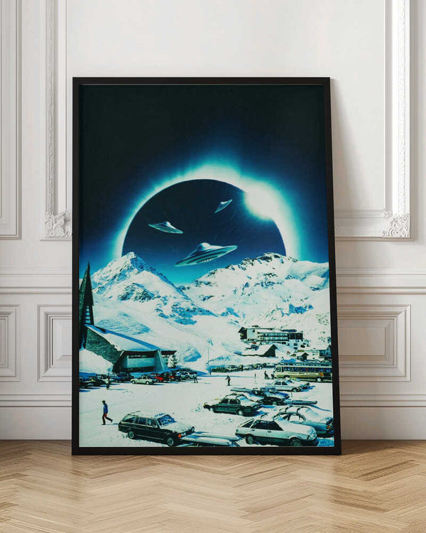 Tablou înramat „Winter Eclipse” de Taudalpoi