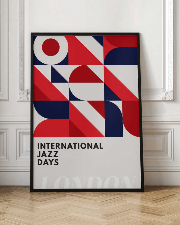 Tablou înramat „Jazz Days London” de Kubistika