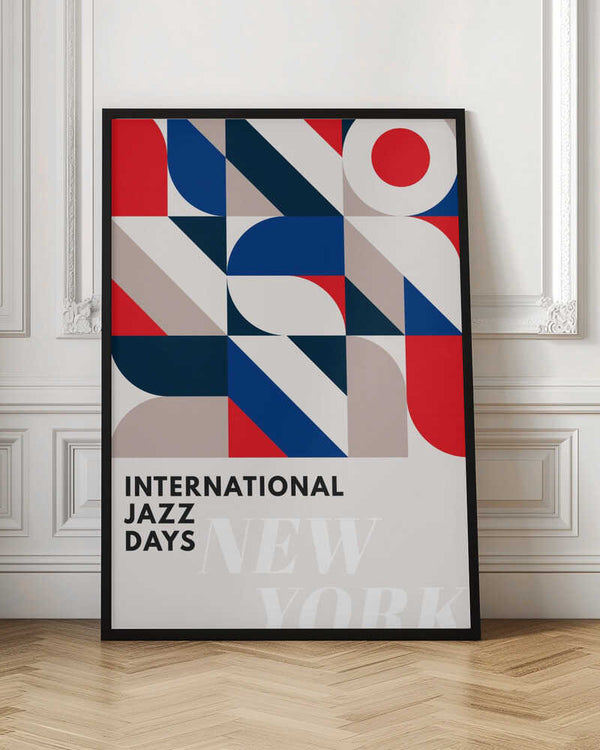 Tablou înramat „Jazz Days New York” de Kubistika