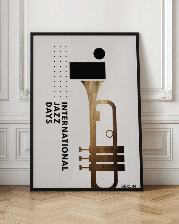 Tablou înramat „Jazzy Days 1” de Kubistika