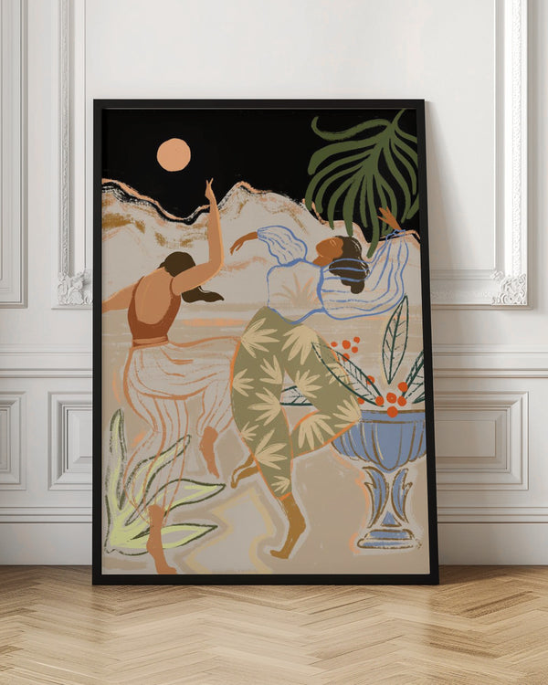 Tablou înramat „Moonlightdance” de Arty Guava