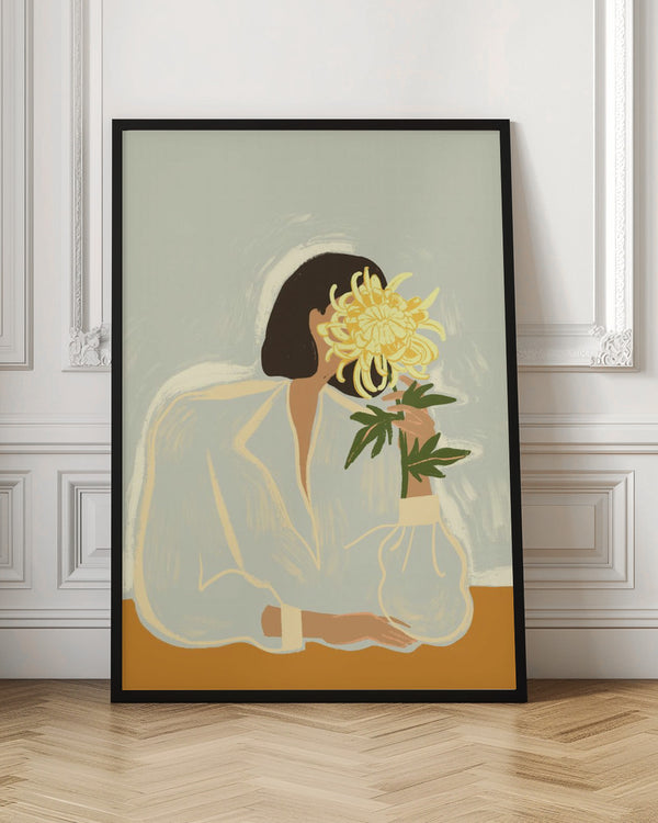 Tablou înramat „Thecrysanthemum” de Arty Guava