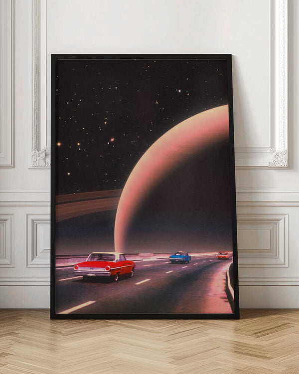 Tablou înramat „Saturn Traffic” de Taudalpoi