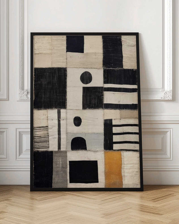 Tablou înramat „Patchwork Symphony” de Treechild