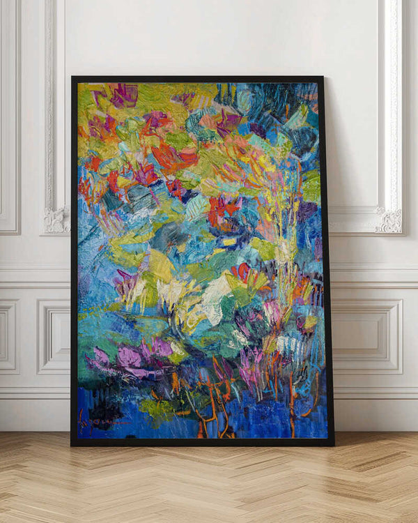 Tablou înramat „Radiant Pond Sonata” de Dorothy Fagan