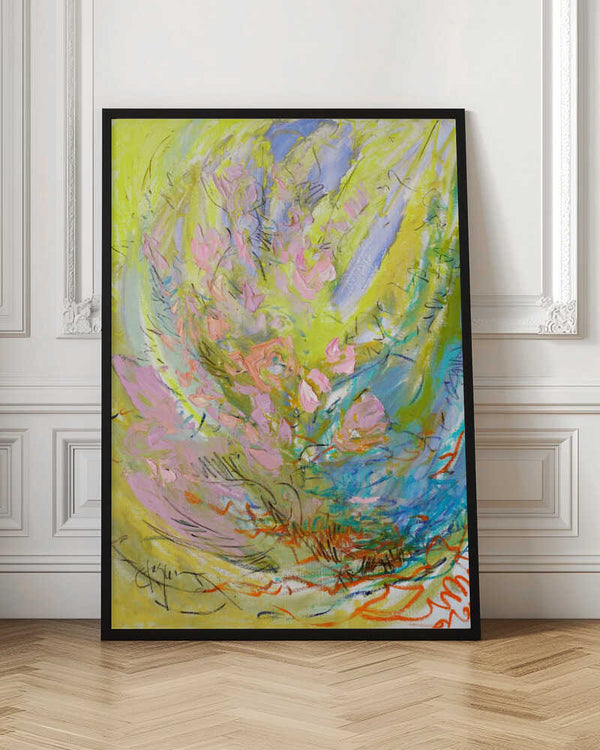 Tablou înramat „Whirl of Petals” de Dorothy Fagan