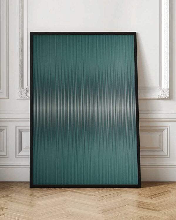 Tablou înramat „Euphoria - Green and White” de Alma