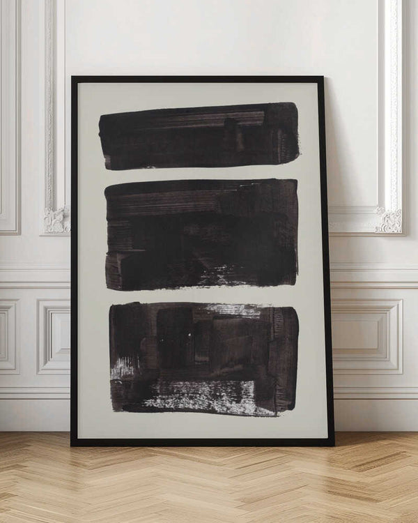 Tablou înramat „Ink Motif 9” de Ejaaz Haniff