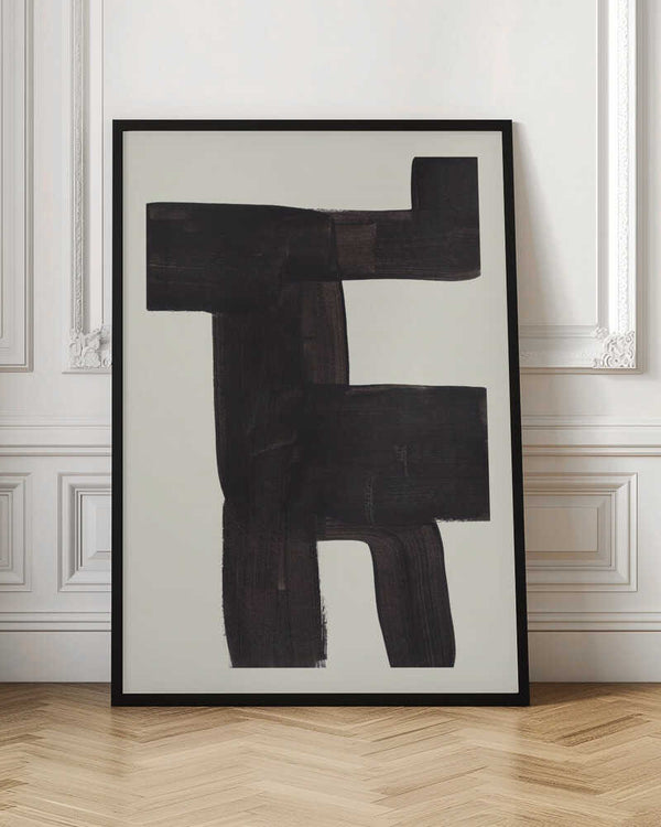 Tablou înramat „Ink Motif 40” de Ejaaz Haniff