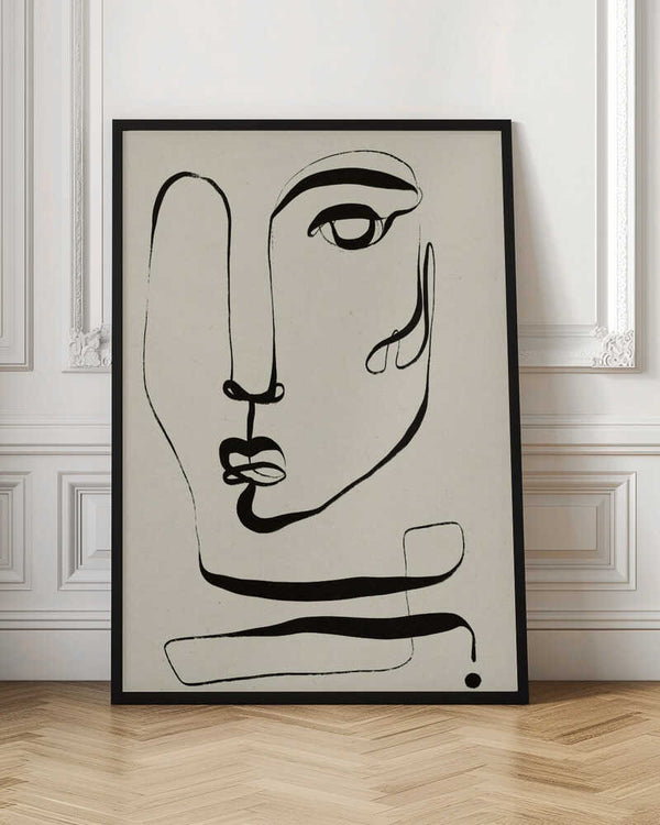 Tablou înramat „La Visage” de Treechild