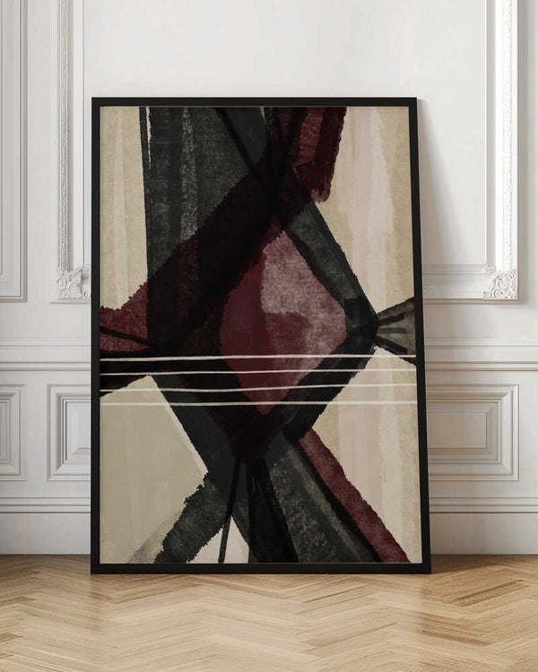 Tablou înramat „Movement III” de Gemma Bardot