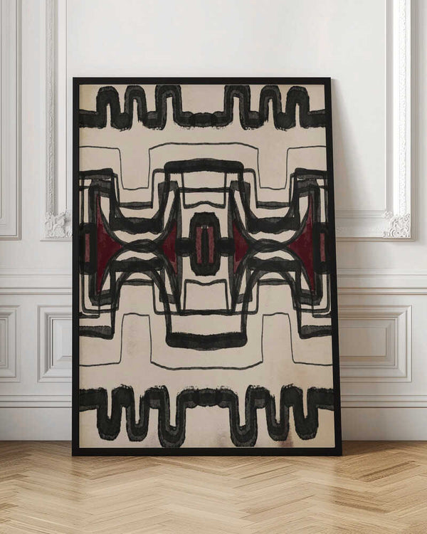 Tablou înramat „Movement II” de Gemma Bardot