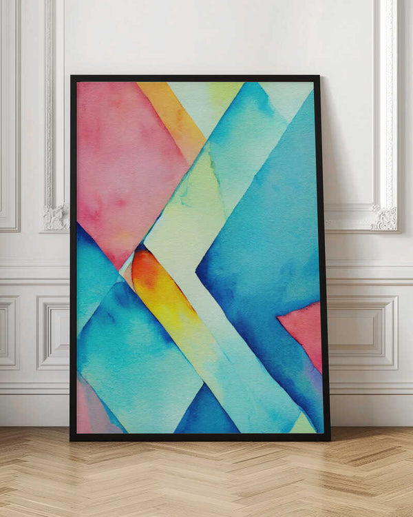 Tablou înramat „Nature Inspired Abstract Watercolor (Day 37)” de Mauro