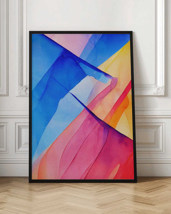 Tablou înramat „Nature Inspired Abstract Watercolor (Day 72)” de Mauro