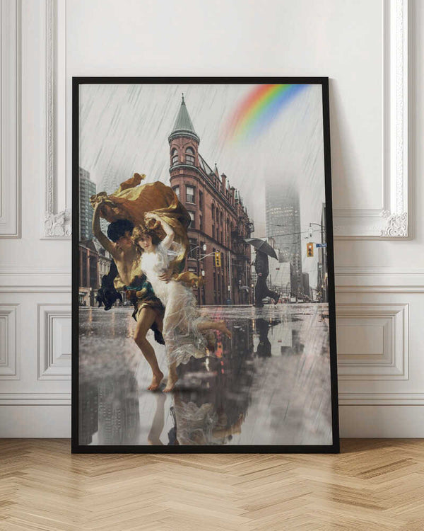 Tablou înramat „Center of the Storm” de Dikhotomy