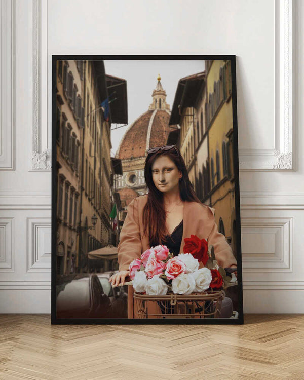 Tablou înramat „Mona On Florence” de Dikhotomy