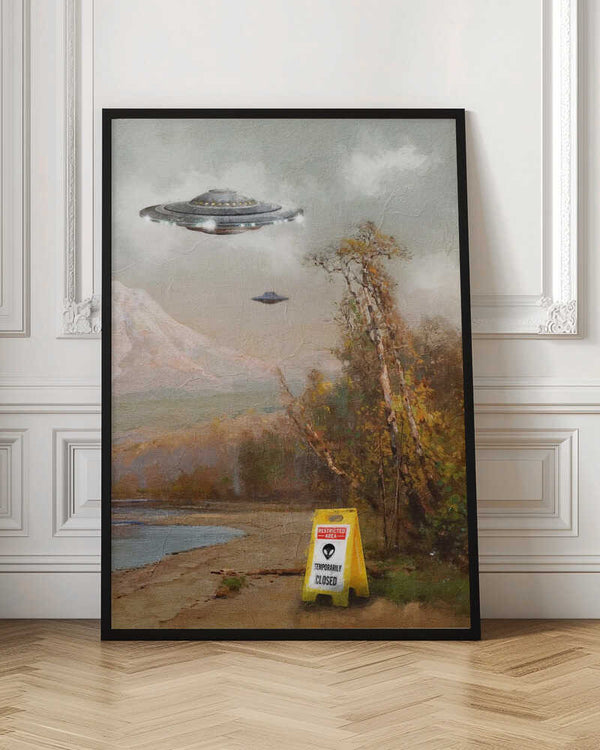 Tablou înramat „Restricted Area” de Dikhotomy