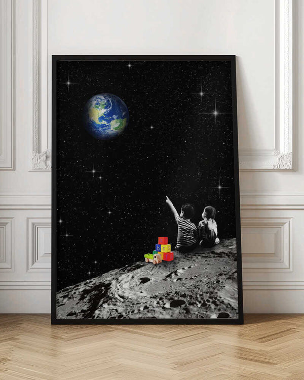 Tablou înramat „Together From the Moon” de Dikhotomy
