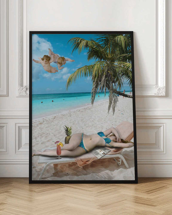 Tablou înramat „Venus On Beach” de Dikhotomy