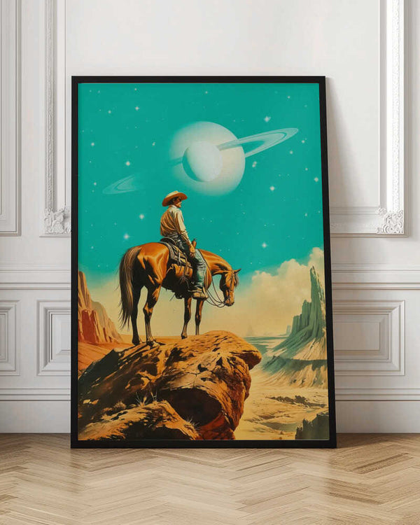 Tablou înramat „A Western Astronaut” de Taudalpoi