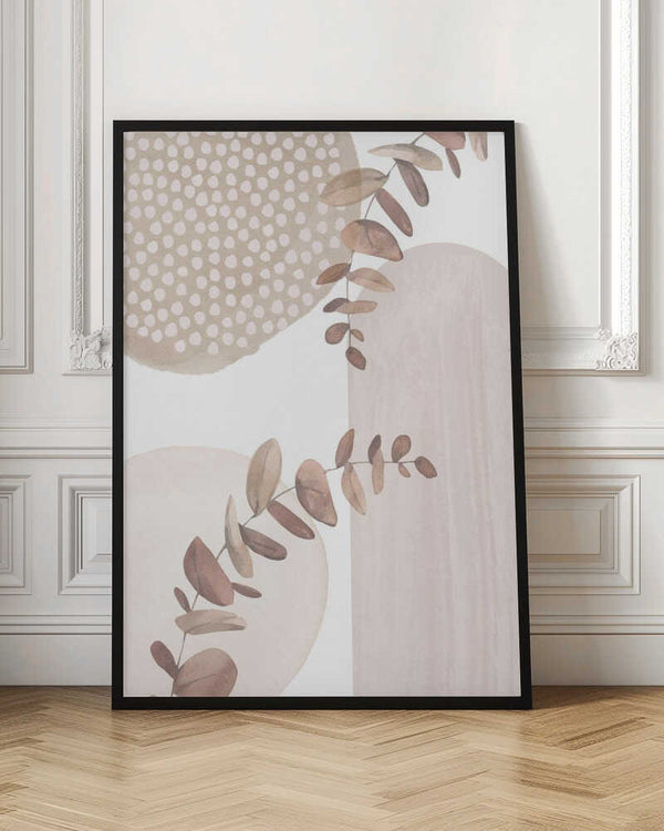 Tablou înramat „Boho In Neutral 1” de Sally Ann Moss