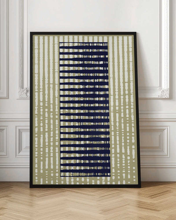 Tablou înramat „Geometric Pattern with Vertical Stripes” de Petr Strnad