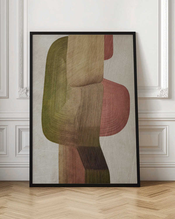 Tablou înramat „Metal Brushs nº3” de Alma