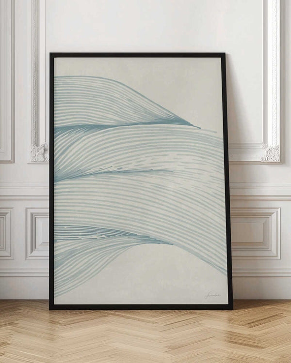 Tablou înramat „Ocean in lines 01” de Lucrecia Caporale