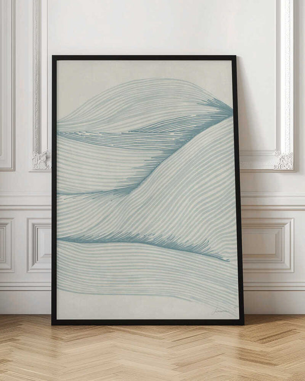 Tablou înramat „Ocean in lines 02” de Lucrecia Caporale