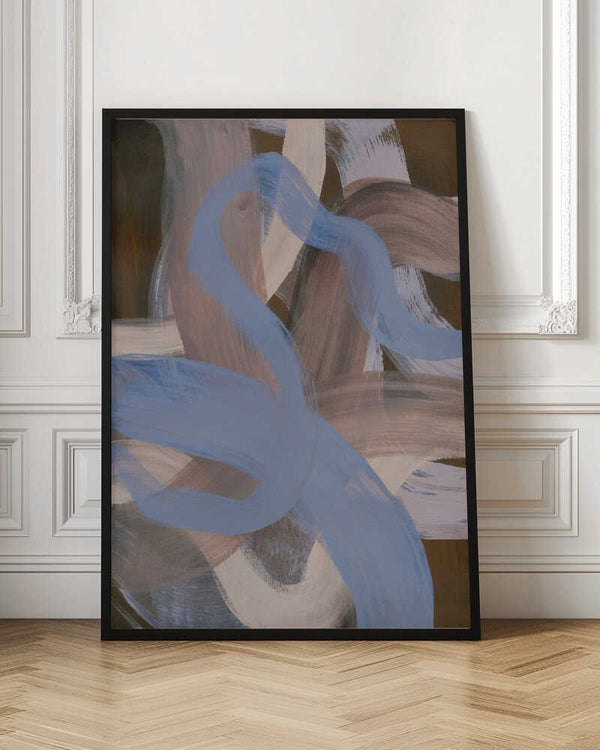 Tablou înramat „Abstract Brush Strokes 124X” de Mareike Böhmer
