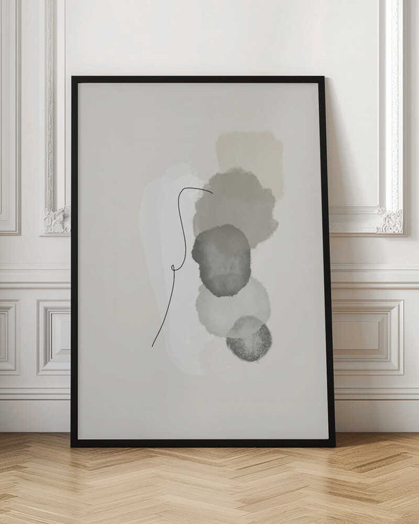 Tablou înramat „Organic shapes in boho style” de Imaginative