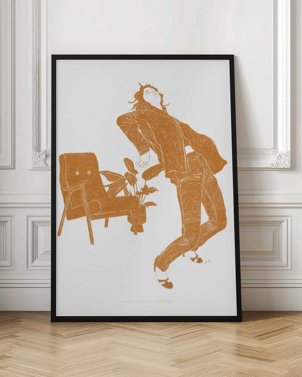 Tablou înramat „Jlr Dancing6 Copy” de Jenny Liz Rome