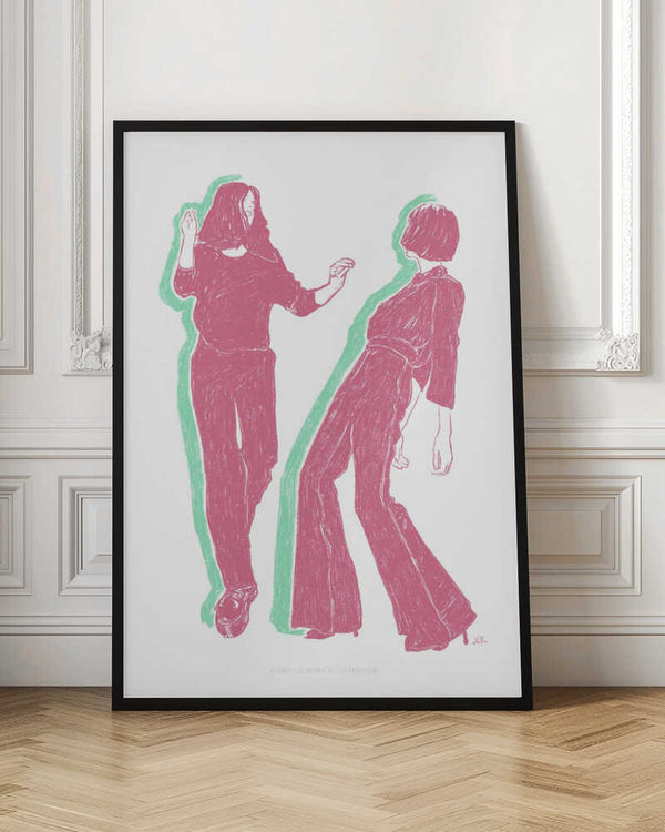 Tablou înramat „Jlr Dancing3 Copy” de Jenny Liz Rome