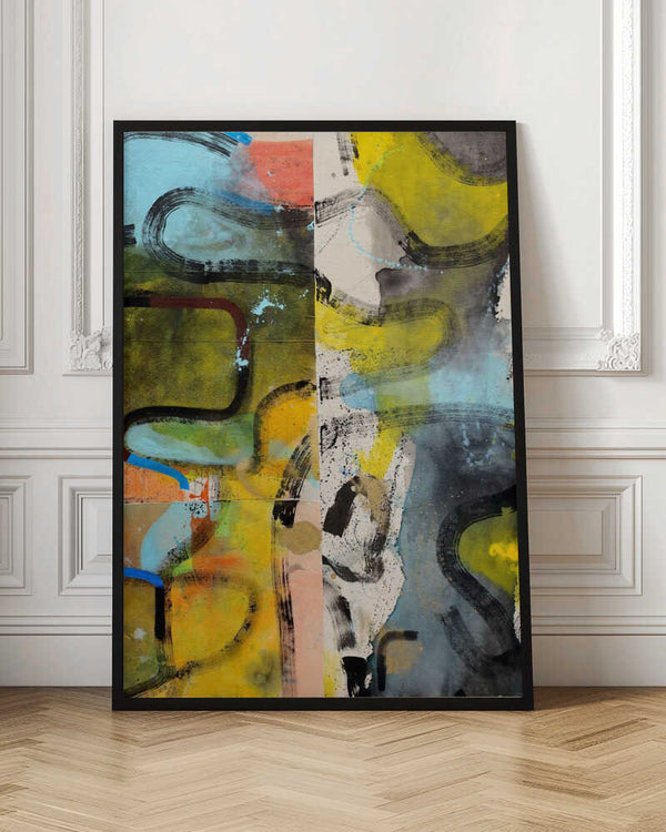 Tablou înramat „Abstract” de Poonam Choudhary