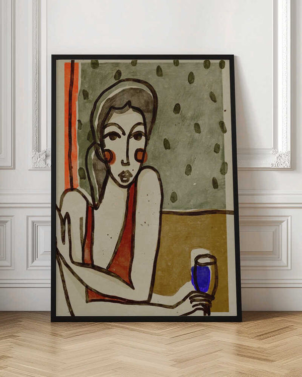 Tablou înramat „Café Contemplation” de Treechild