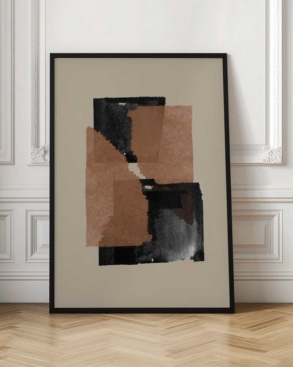 Tablou înramat „Earthy Blocks Blend” de THE MIUUS STUDIO