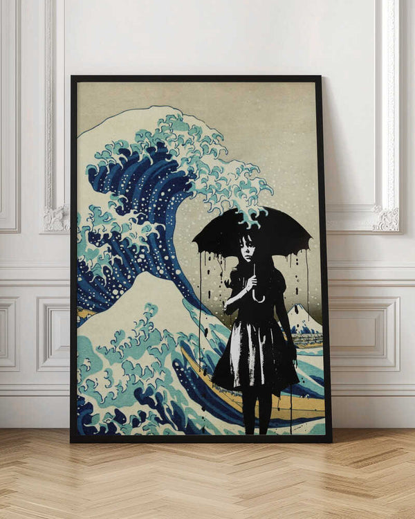 Tablou înramat „Under the Wave” de Dikhotomy